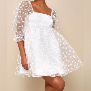 Lulu's Elegant Cream Attire